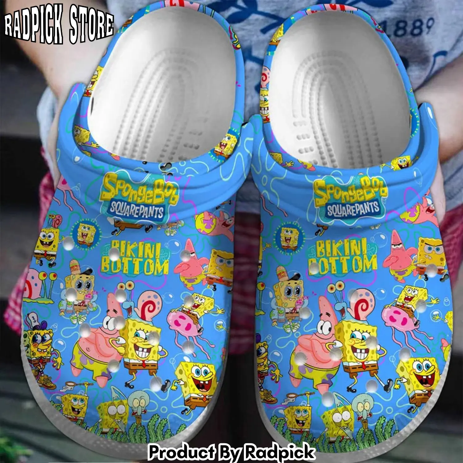 Radpick spongebob squarepants cartoon clogs shoes for men women rp6521326